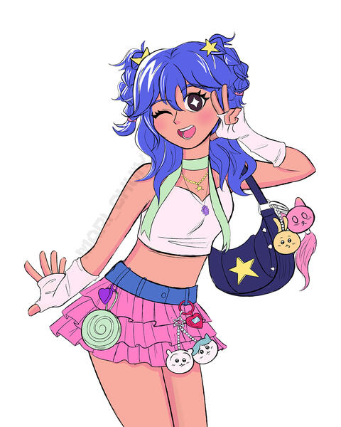Normal Style + Half Body + Basic Color